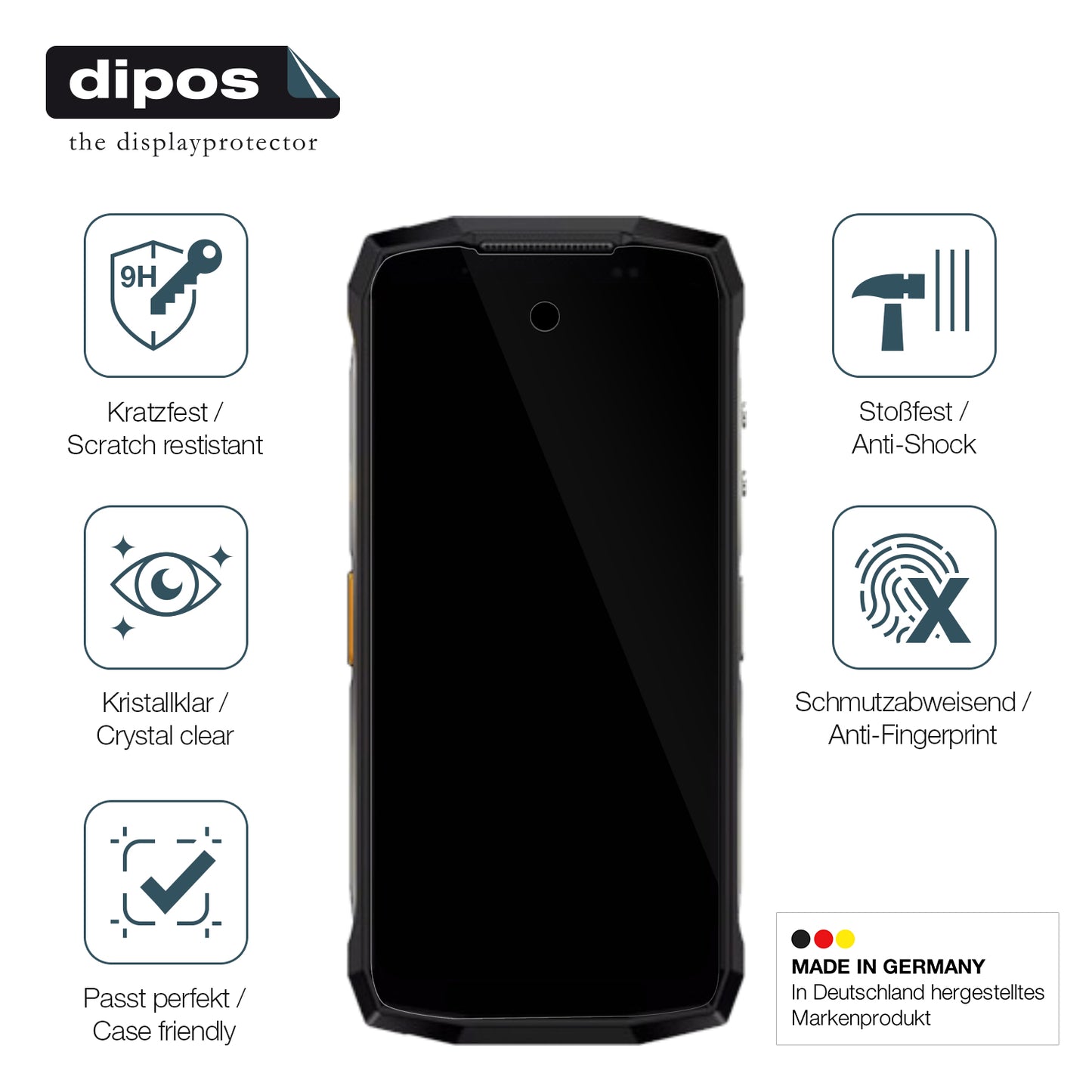 2x 9H Schutzfolie für Ulefone Armor Mini 20 4G Panzerfolie