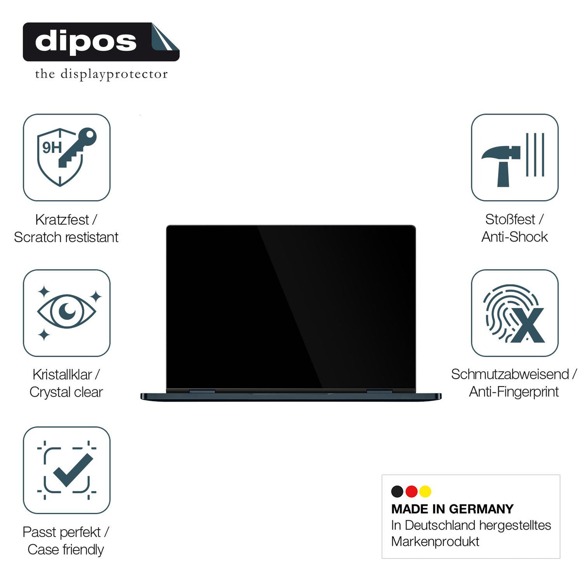 2x Screen Protector for One Netbook Onemix 4 i7 Flexible Glass 9H dipos