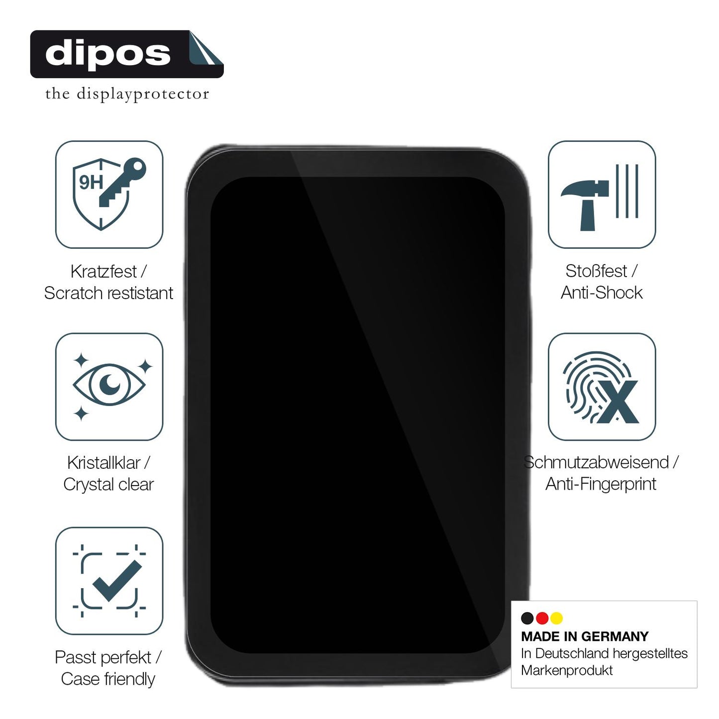 2x Screen Protector for Caso 1846 Flexible Glass 9H dipos