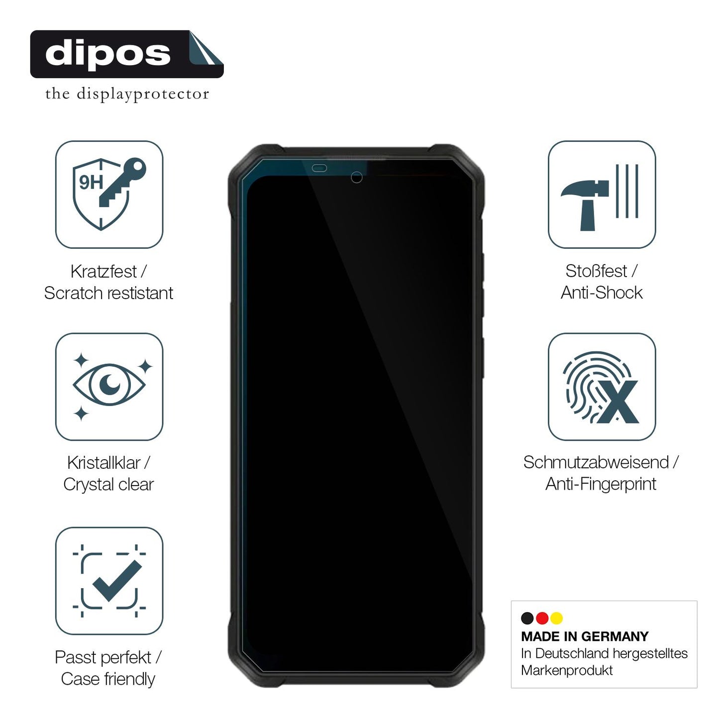 2x Screen Protector for Oukitel WP53 Pro Flexible Glass 9H dipos