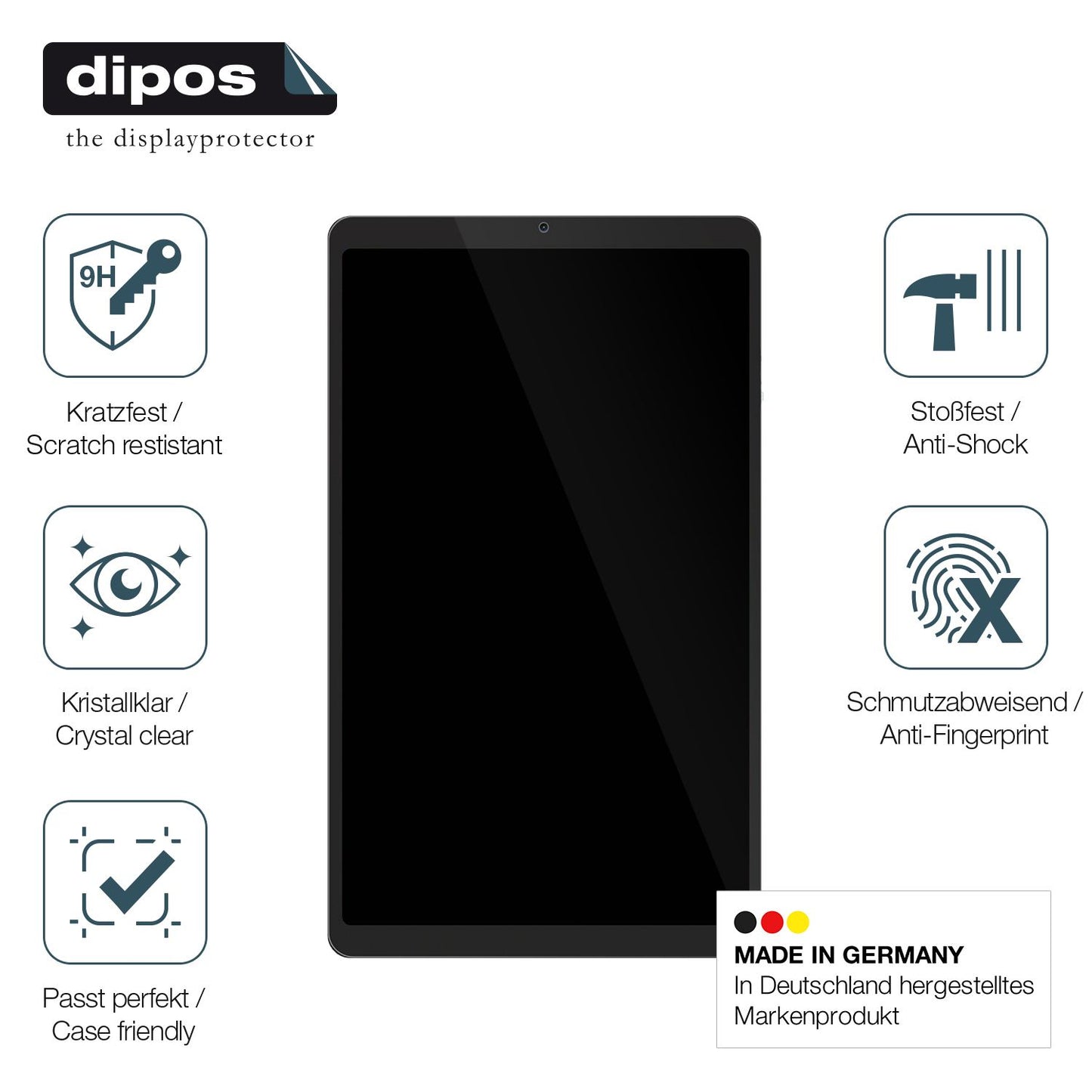 2x Screen Protector for Ulefone Tab A9 Pro Flexible Glass 9H dipos