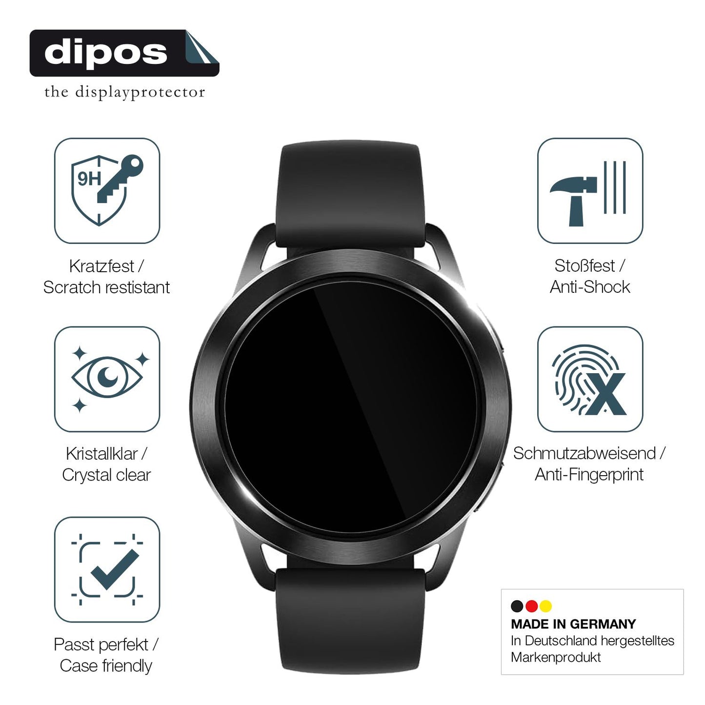 2x Screen Protector for Xiaomi Watch S3 Flexible Glass 9H dipos