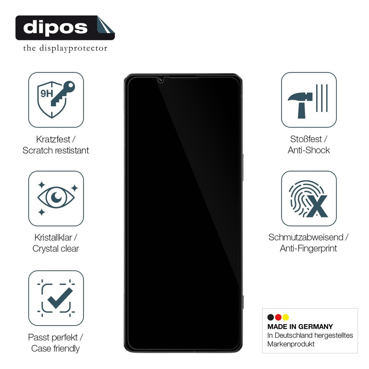 2x Screen Protector for Sony Xperia 1 IV Flexible Glass 9H dipos