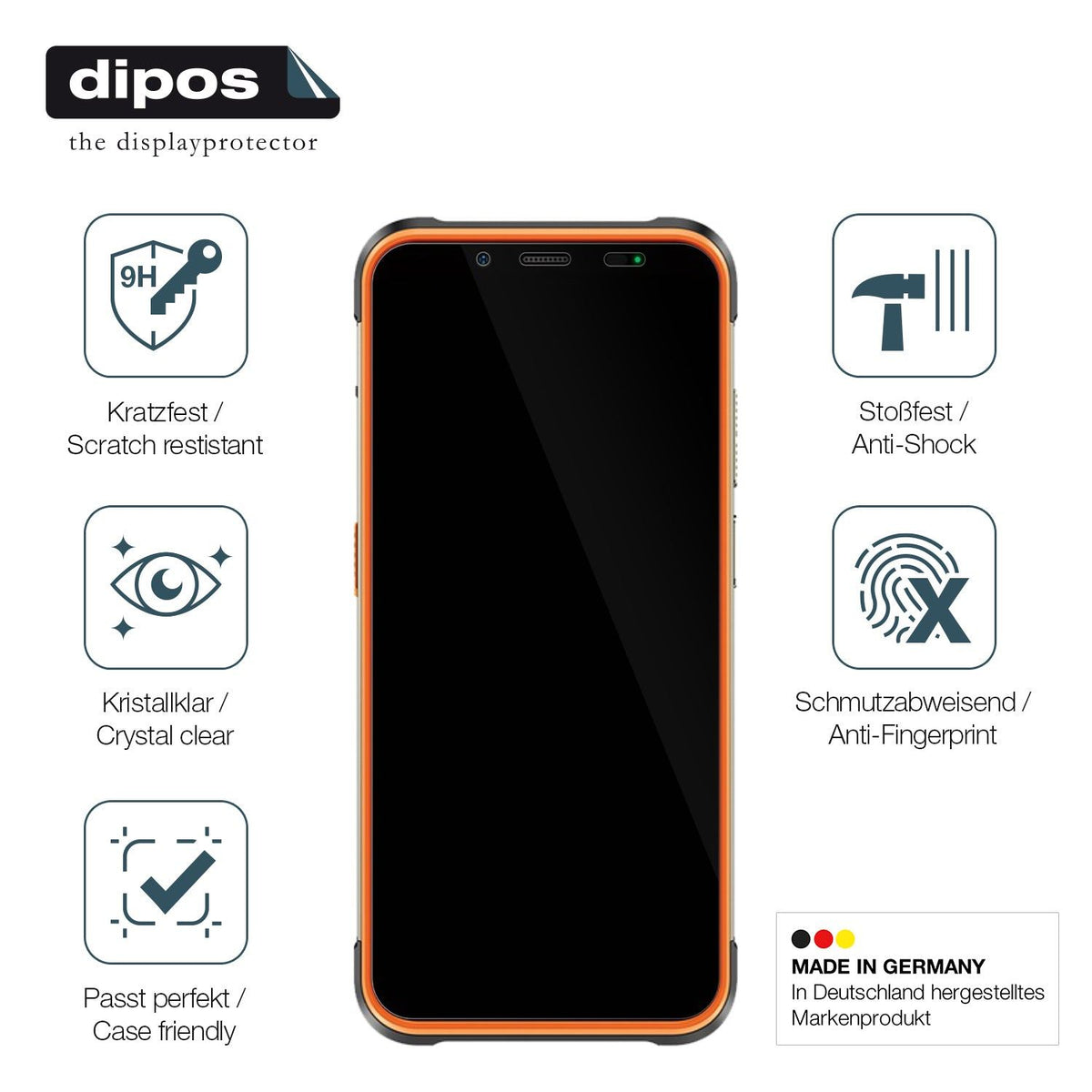 2x Screen Protector for Ulefone Power Armor 16s Flexible Glass 9H dipos