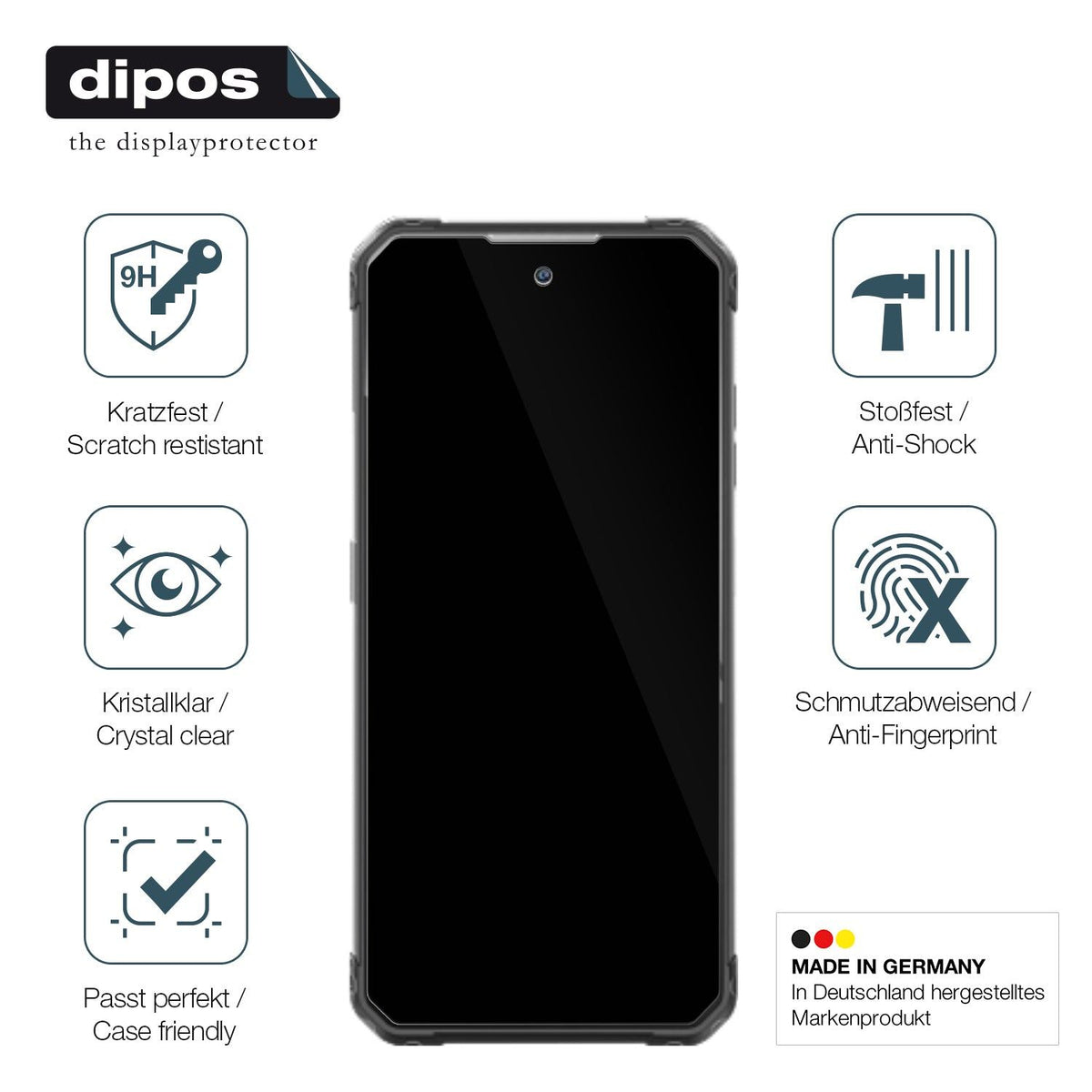 2x Screen Protector for IiiF150 Air 1 Ultra Flexible Glass 9H dipos