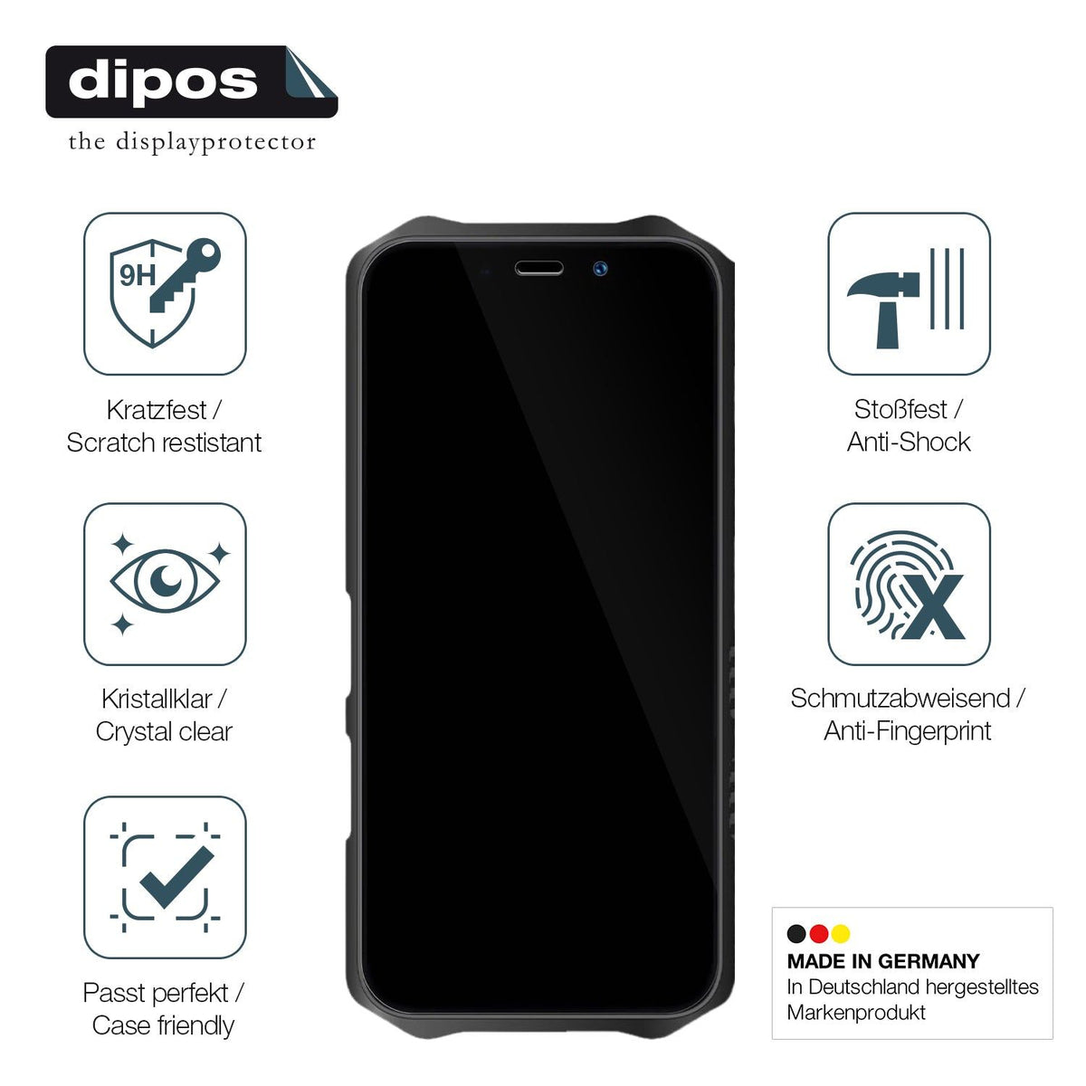 2x Screen Protector for Oukitel WP12 Pro Flexible Glass 9H dipos