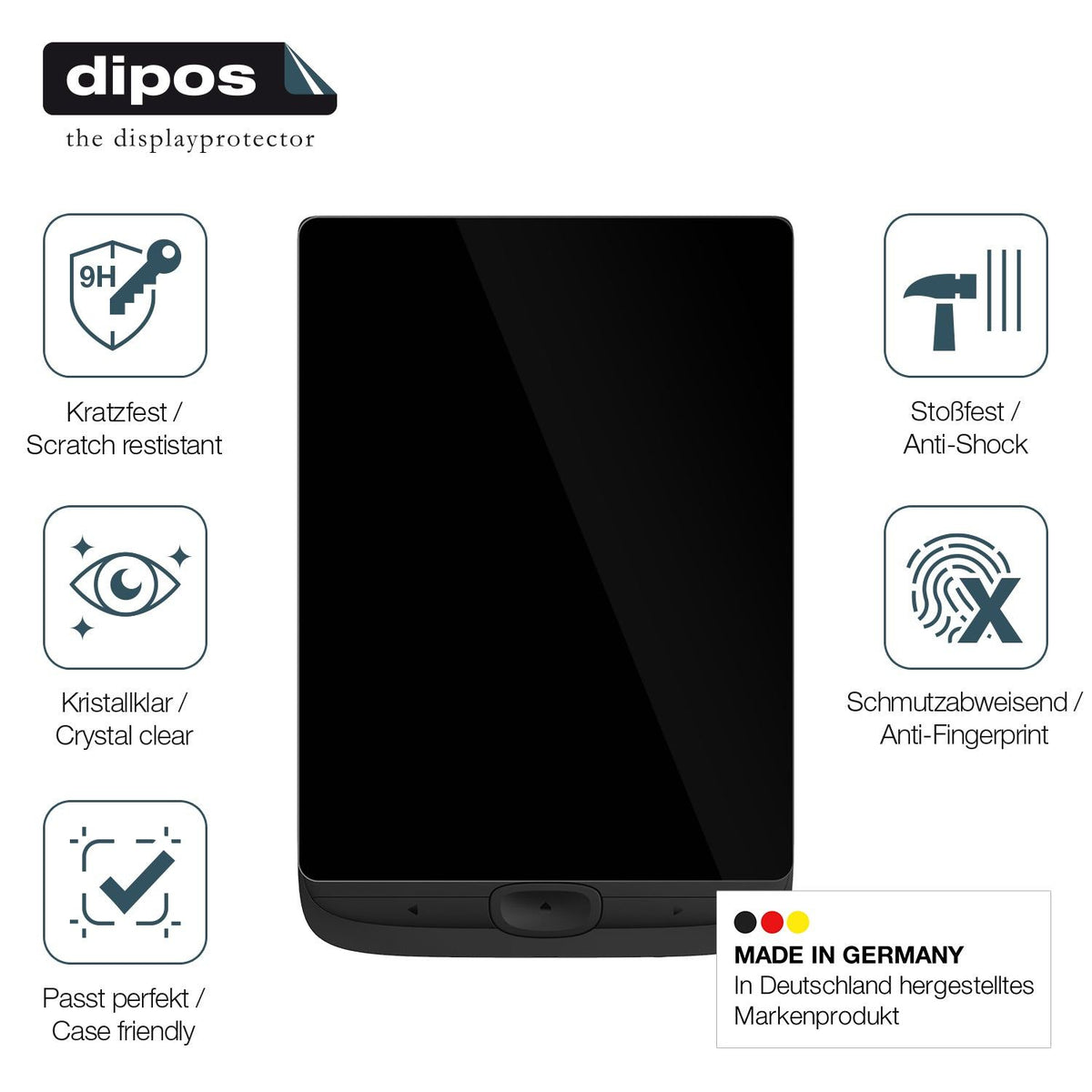 2x Screen Protector for PocketBook Pova 6 Neo 5G Flexible Glass 9H dipos