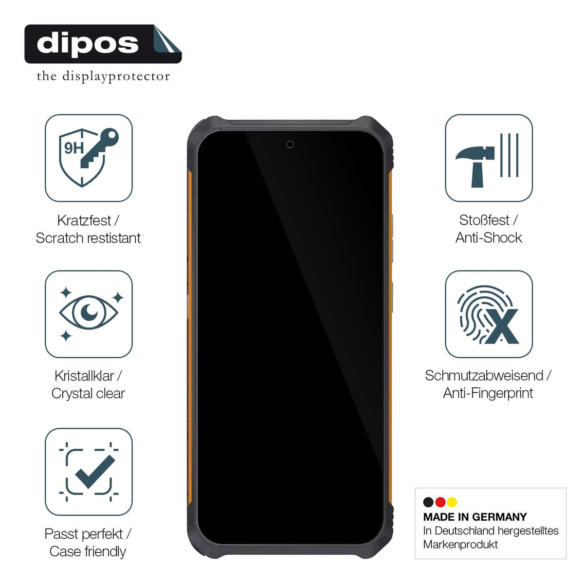 2x Screen Protector for Cubot KingKong ES Flexible Glass 9H dipos