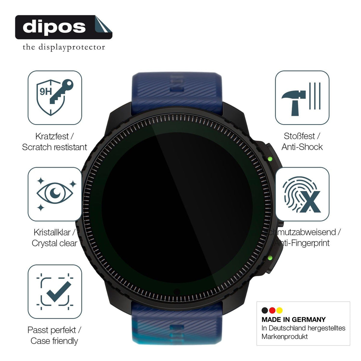 2x Screen Protector for Suunto Vertical Solar Flexible Glass 9H dipos