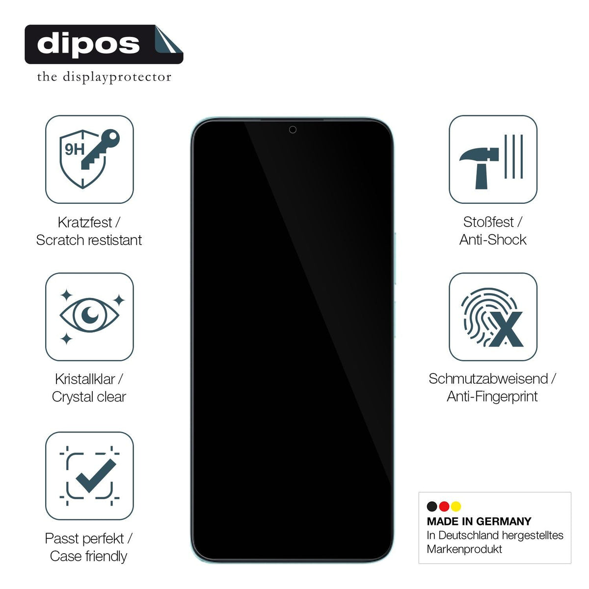 2x Screen Protector for Honor X6a Flexible Glass 9H dipos