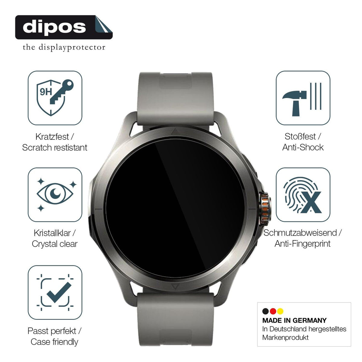 2x Screen Protector for Xiaomi Watch S4 Flexible Glass 9H dipos