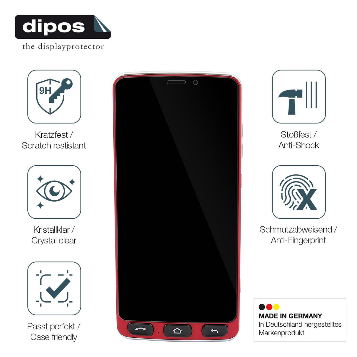 2x Screen Protector for Sweetlink F1 Plus Flexible Glass 9H dipos