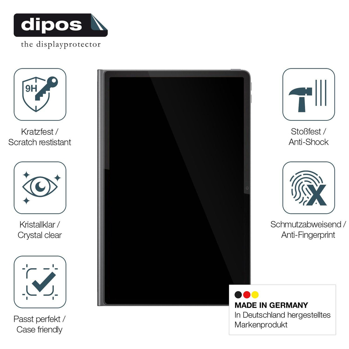 2x Screen Protector for Lenovo Tab Plus TB351FU Flexible Glass 9H dipos
