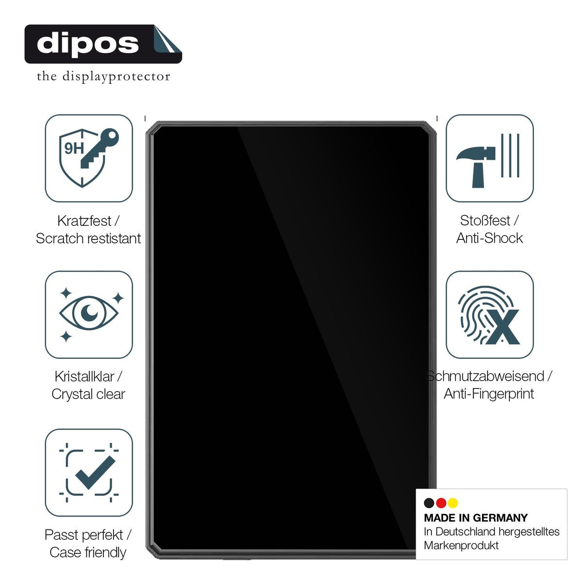2x Screen Protector for Carpuride W702B Flexible Glass 9H dipos