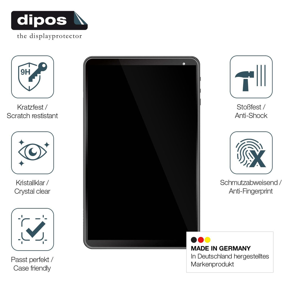 2x Screen Protector for AWOW 1019 Tablet Flexible Glass 9H dipos