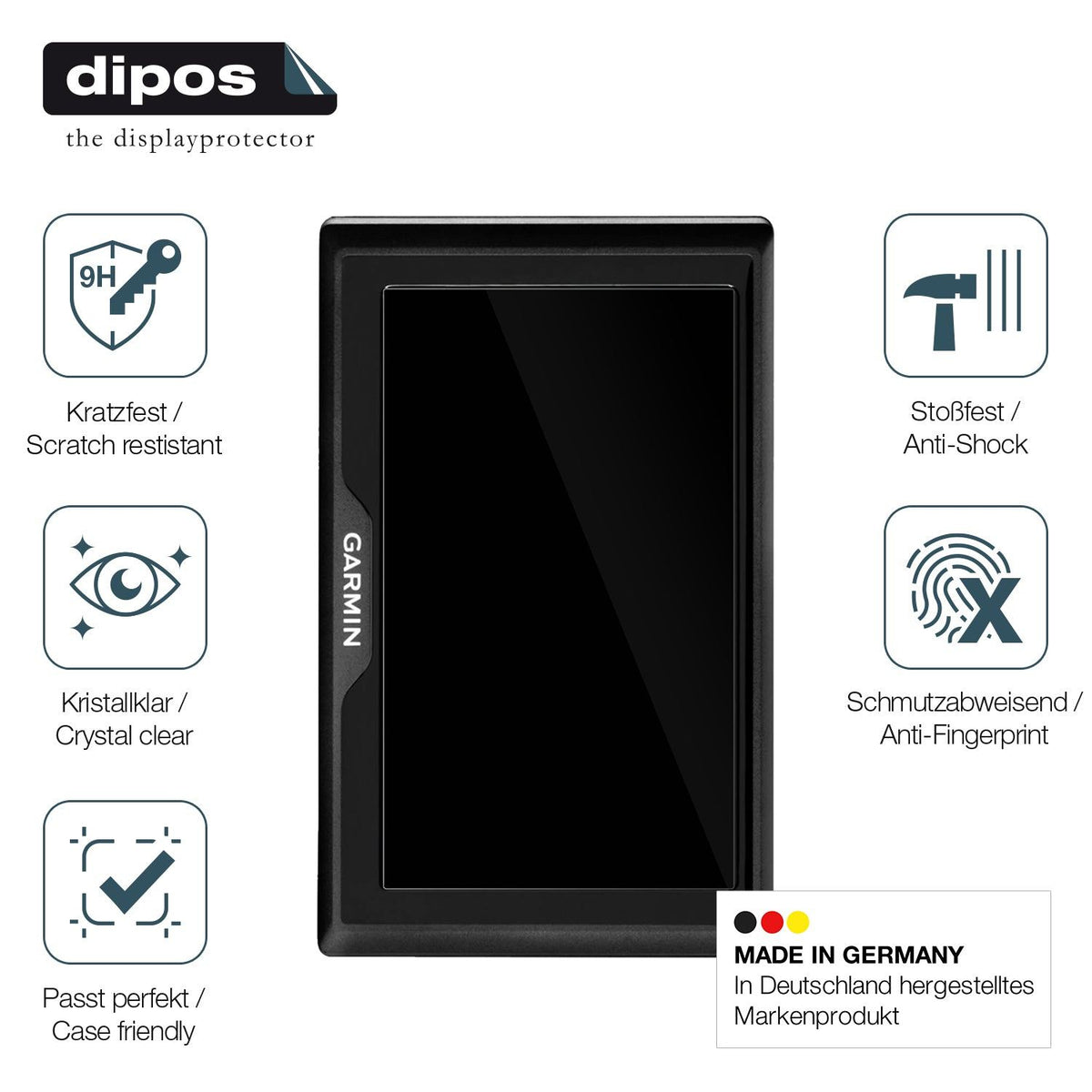 2x Screen Protector for Garmin Drive 52 Flexible Glass 9H dipos