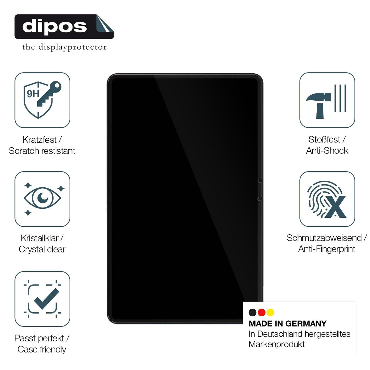 2x Screen Protector for Doogee T40 11.0 Flexible Glass 9H dipos