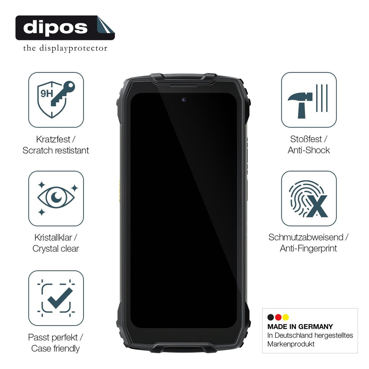 2x Screen Protector for Blackview BV7300 Flexible Glass 9H dipos