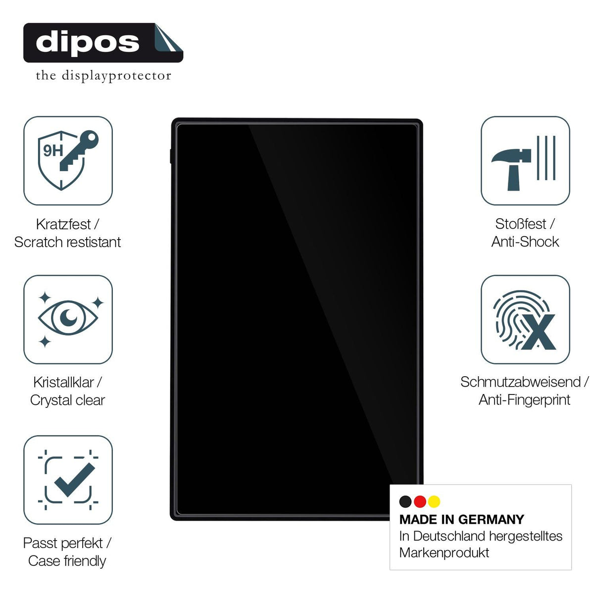 2x Screen Protector for Rollei Smart Frame WiFi 106 Portable Flexible Glass 9H