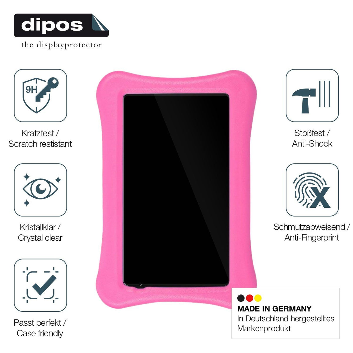 2x Screen Protector for AWOW funtab 1001 10.1 Zoll Flexible Glass 9H dipos