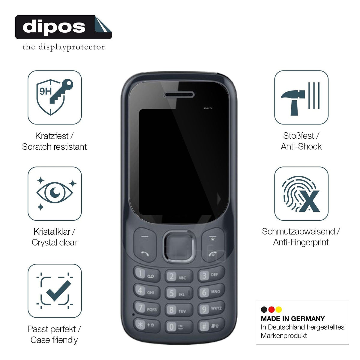 2x Screen Protector for Benco P12 Flexible Glass 9H dipos