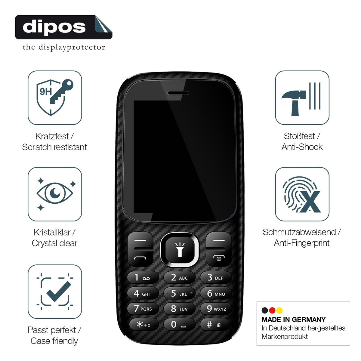 2x Screen Protector for Energizer Mobile E13 Flexible Glass 9H dipos