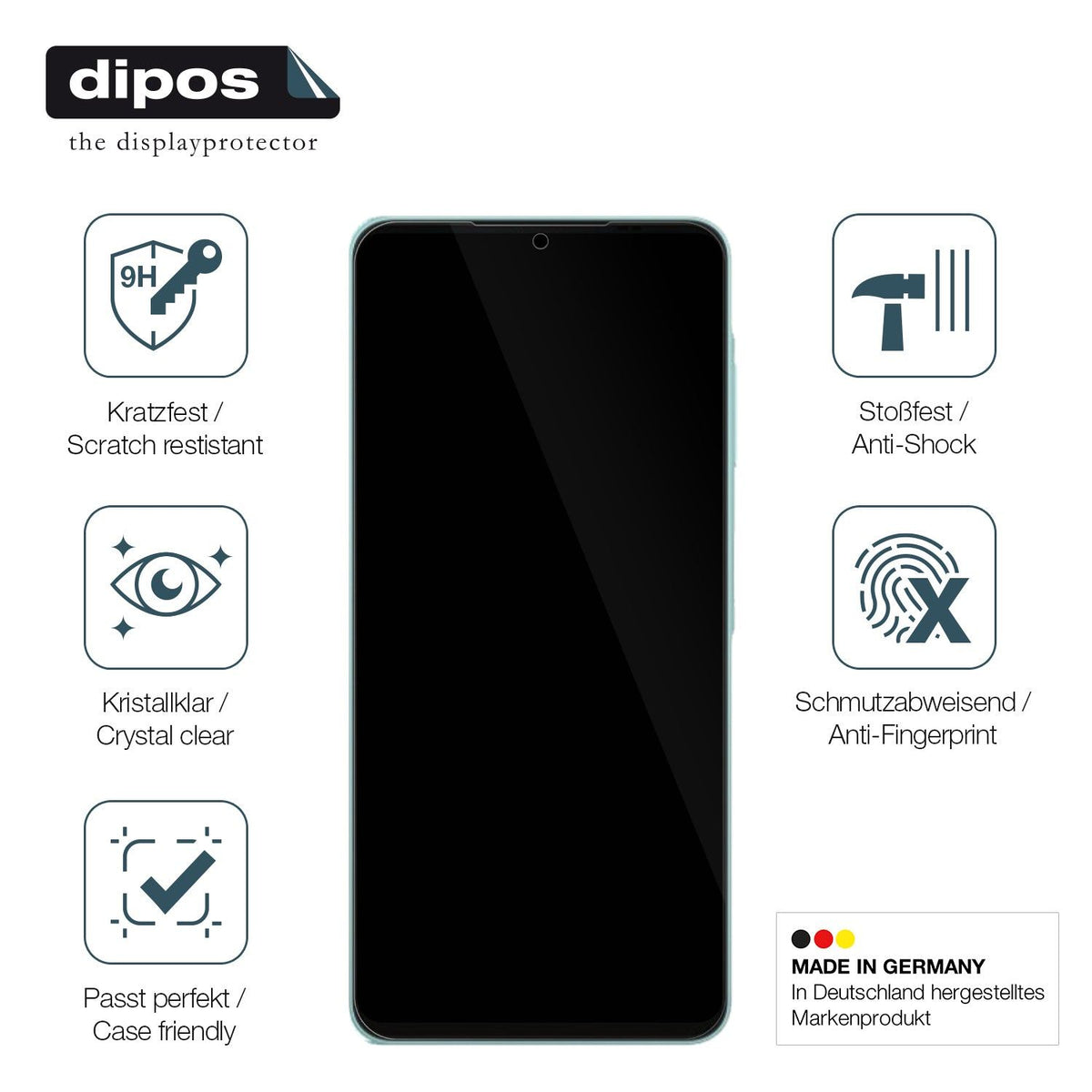 2x Screen Protector for Samsung Galaxy A06 5G Flexible Glass 9H dipos