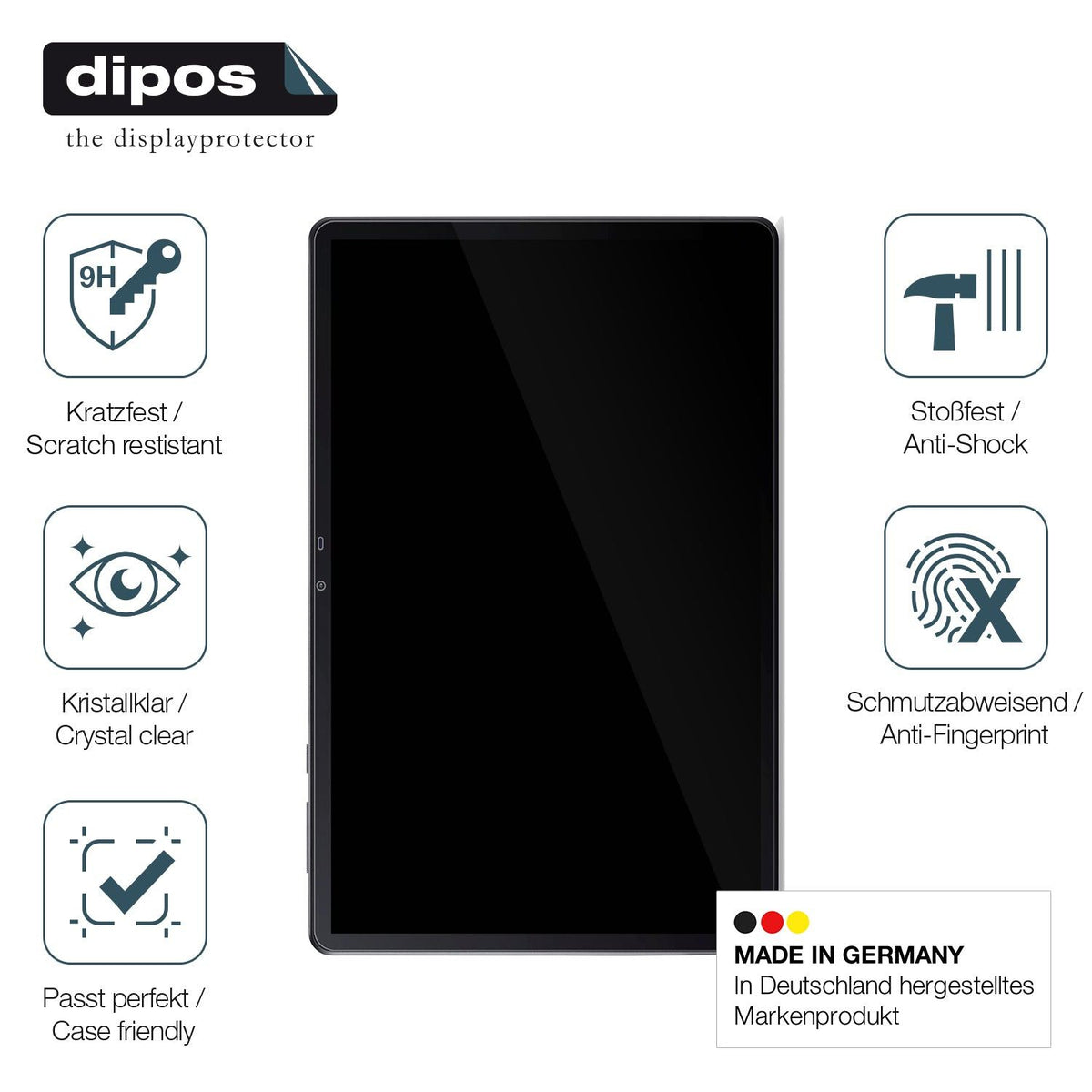 2x Screen Protector for Acer Iconia P10-21Q-83XL Flexible Glass 9H dipos