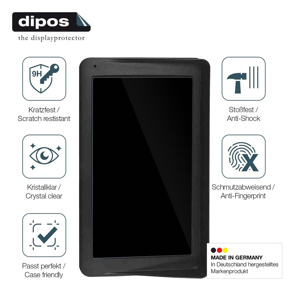 2x Screen Protector for Technaxx TX-320 Flexible Glass 9H dipos