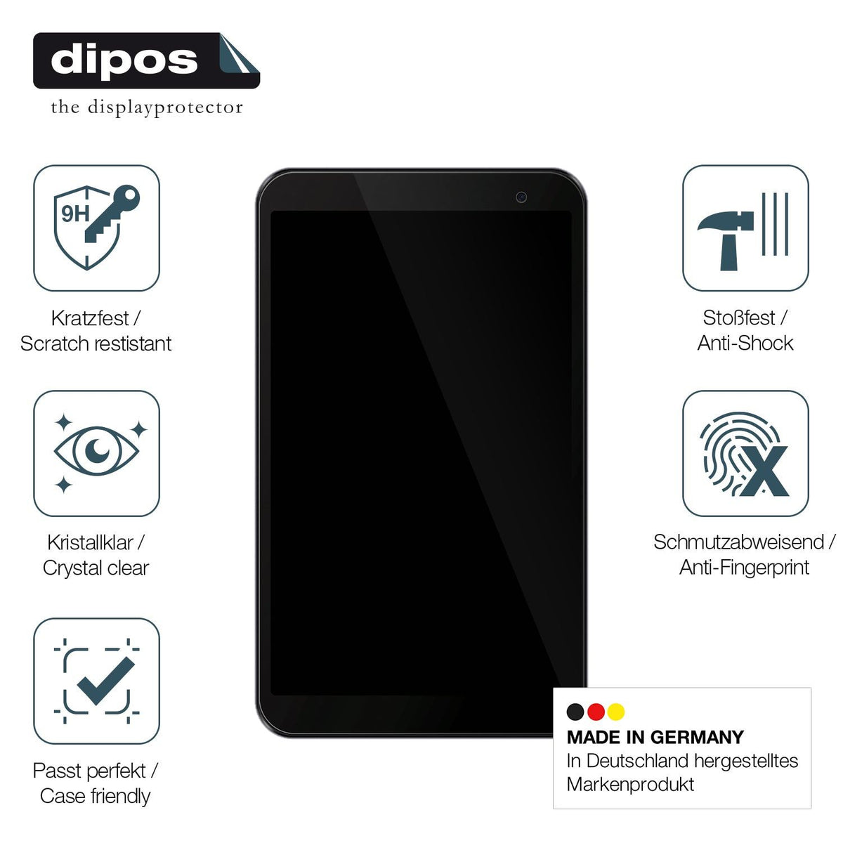 2x Screen Protector for Mobicel Mercury Flexible Glass 9H dipos