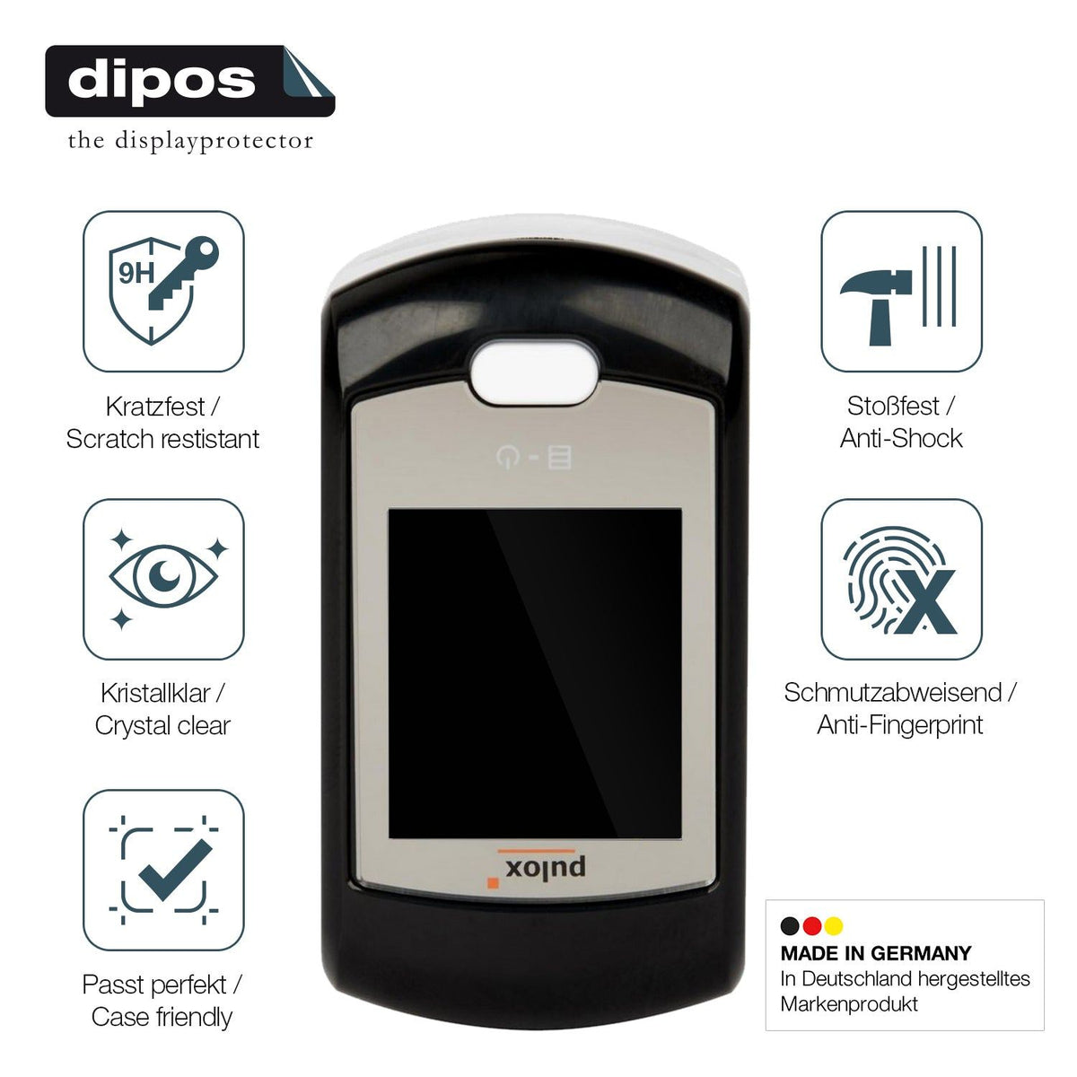 2x Screen Protector for Pulox PO-200A Flexible Glass 9H dipos