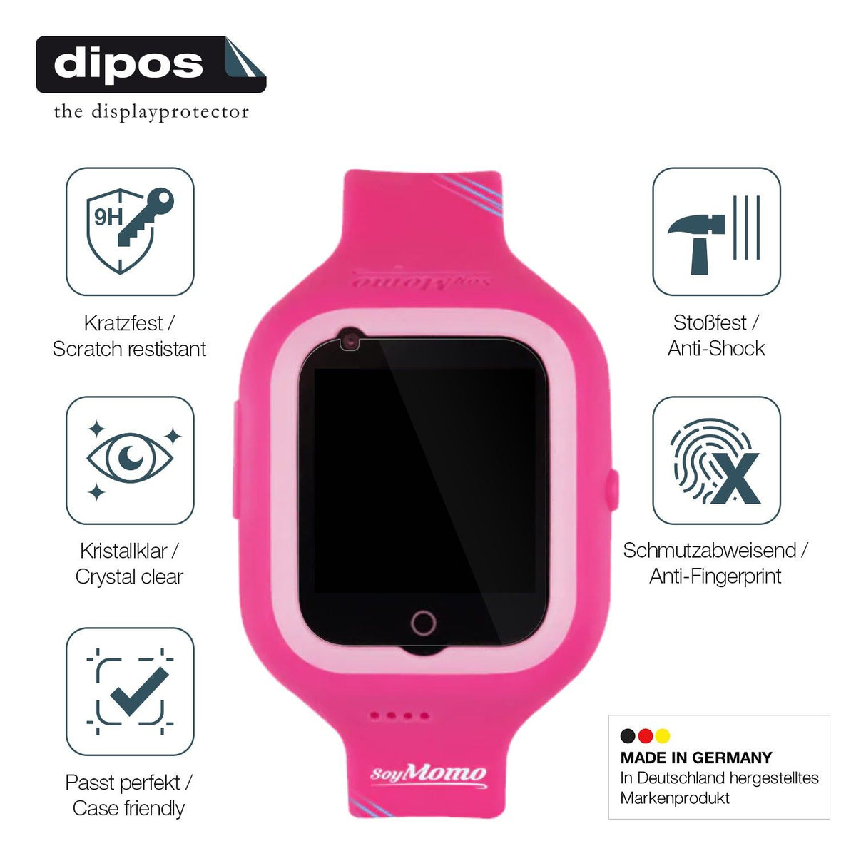 2x Screen Protector for SoyMomo Space 2.0 Flexible Glass 9H dipos