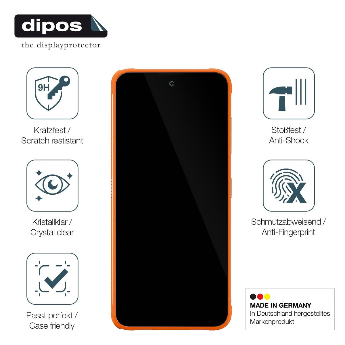 2x Screen Protector for Fossibot F112 Pro Flexible Glass 9H dipos
