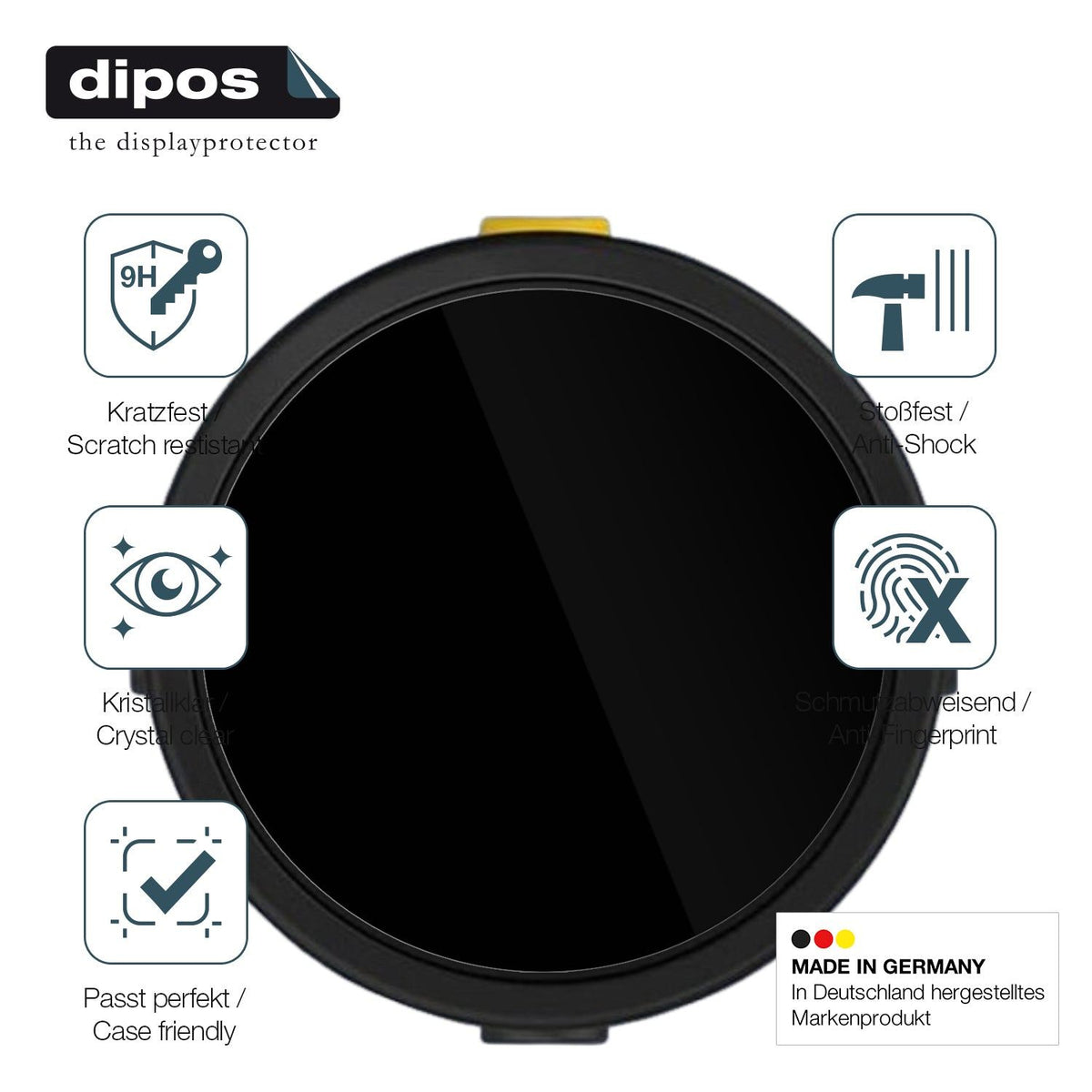 2x Screen Protector for Beeline Motorrad Navi GPS Flexible Glass 9H dipos