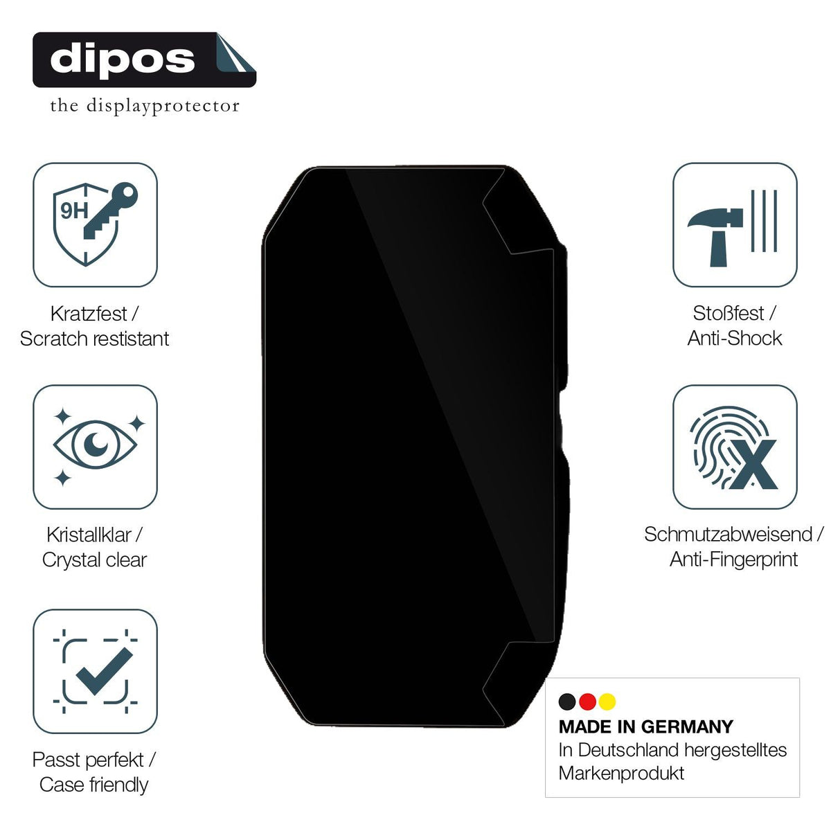 2x Screen Protector for Voge R125 Flexible Glass 9H dipos