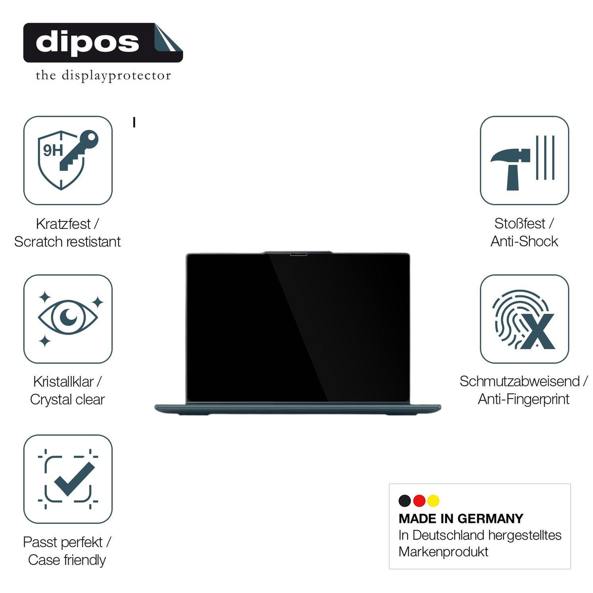 2x Screen Protector for Lenovo Yoga 7i 2-in-1 Gen 9 - 16 83DLCTO1WWDE1 Flexible