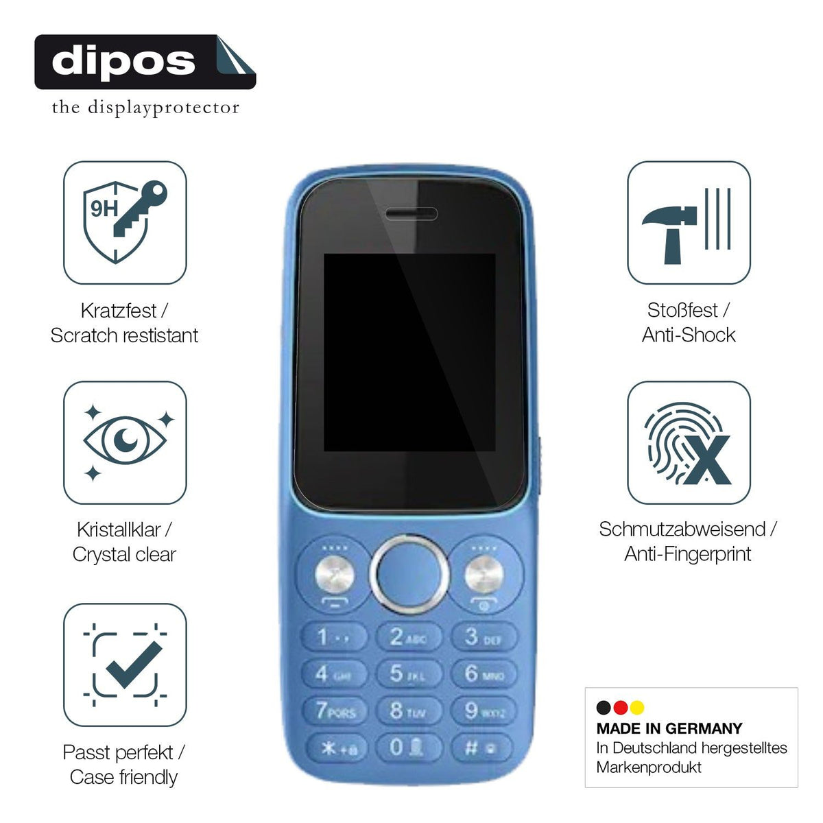 2x Screen Protector for I Kall K20 Flexible Glass 9H dipos
