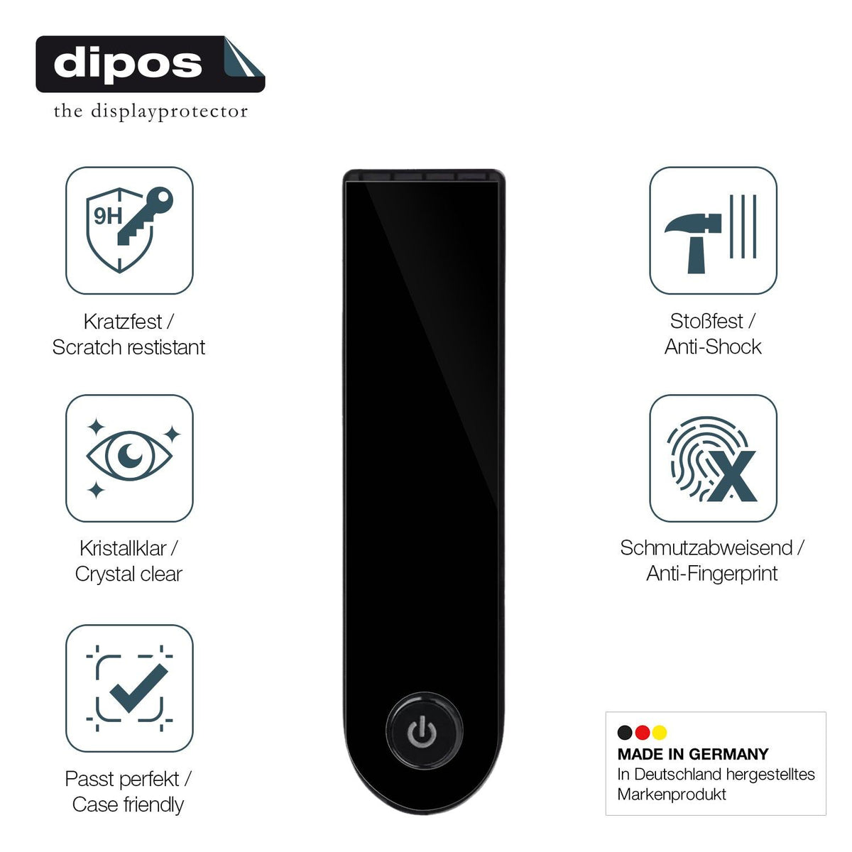 2x Screen Protector for Xiaomi Scooter 5 Pro Flexible Glass 9H dipos