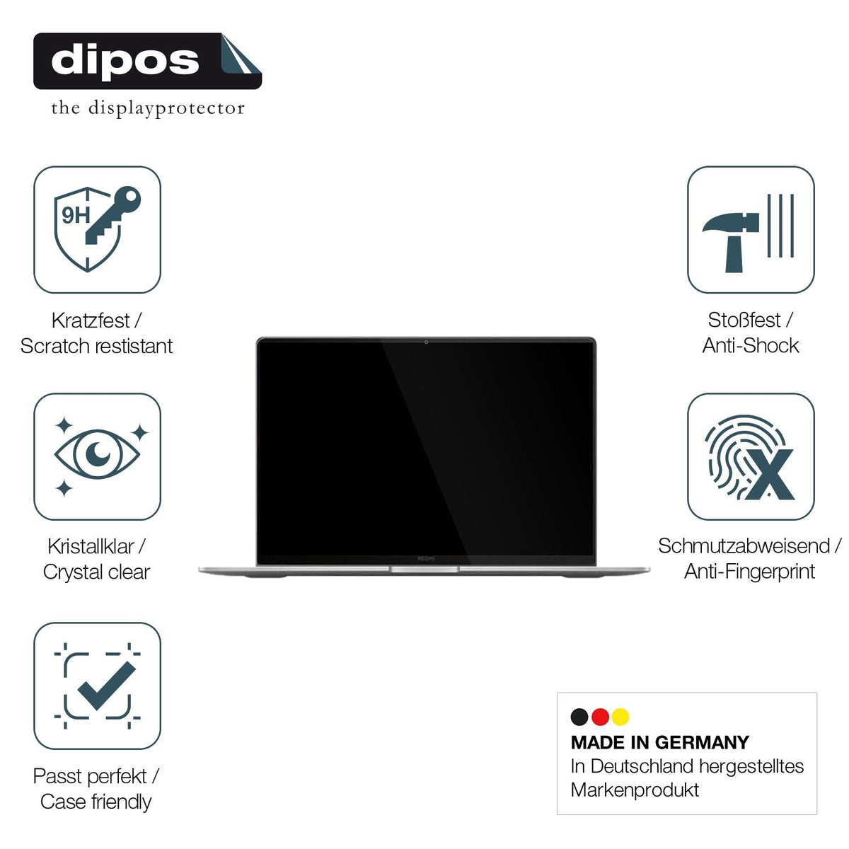2x Screen Protector for Xiaomi RedmiBook Pro 16 2025 Flexible Glass 9H dipos