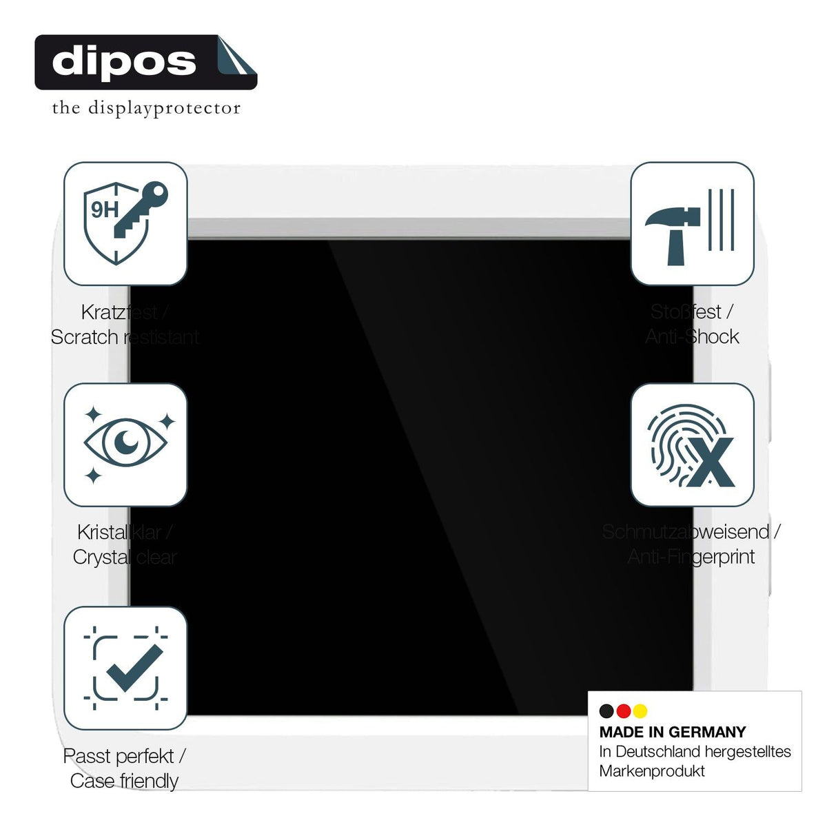 2x Screen Protector for Humidity Monitor 2 Flexible Glass 9H dipos