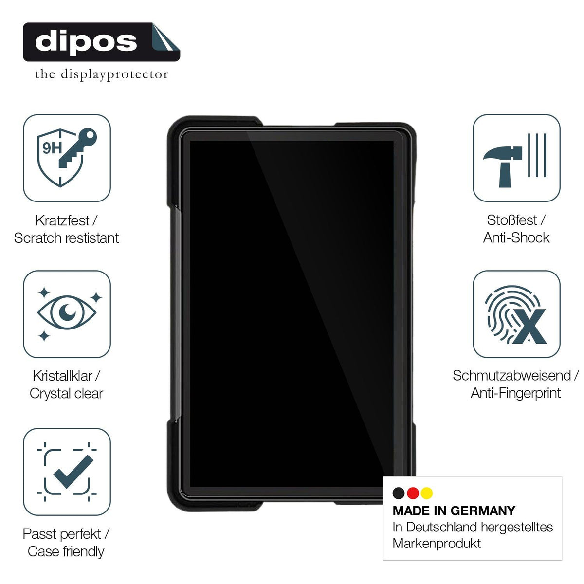 2x Screen Protector for Lamtto RM 7 Zoll Flexible Glass 9H dipos