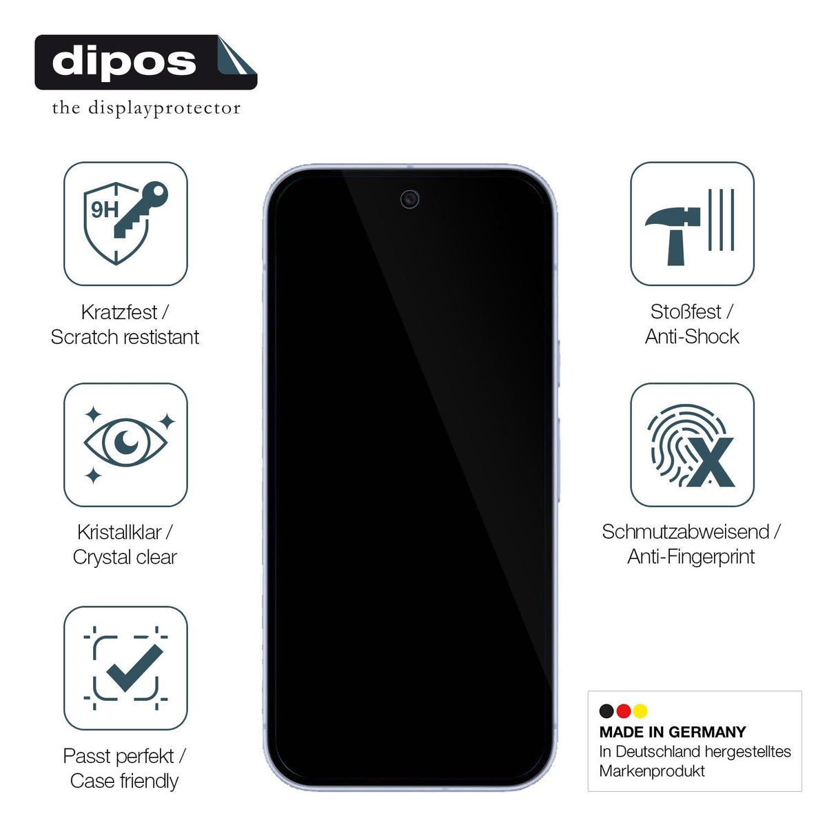 2x Screen Protector for Google Pixel 10 Flexible Glass 9H dipos
