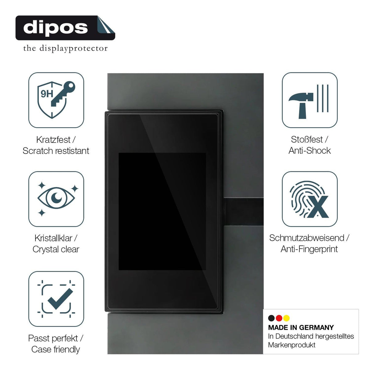 2x Screen Protector for Jura Ena 5 Flexible Glass 9H dipos