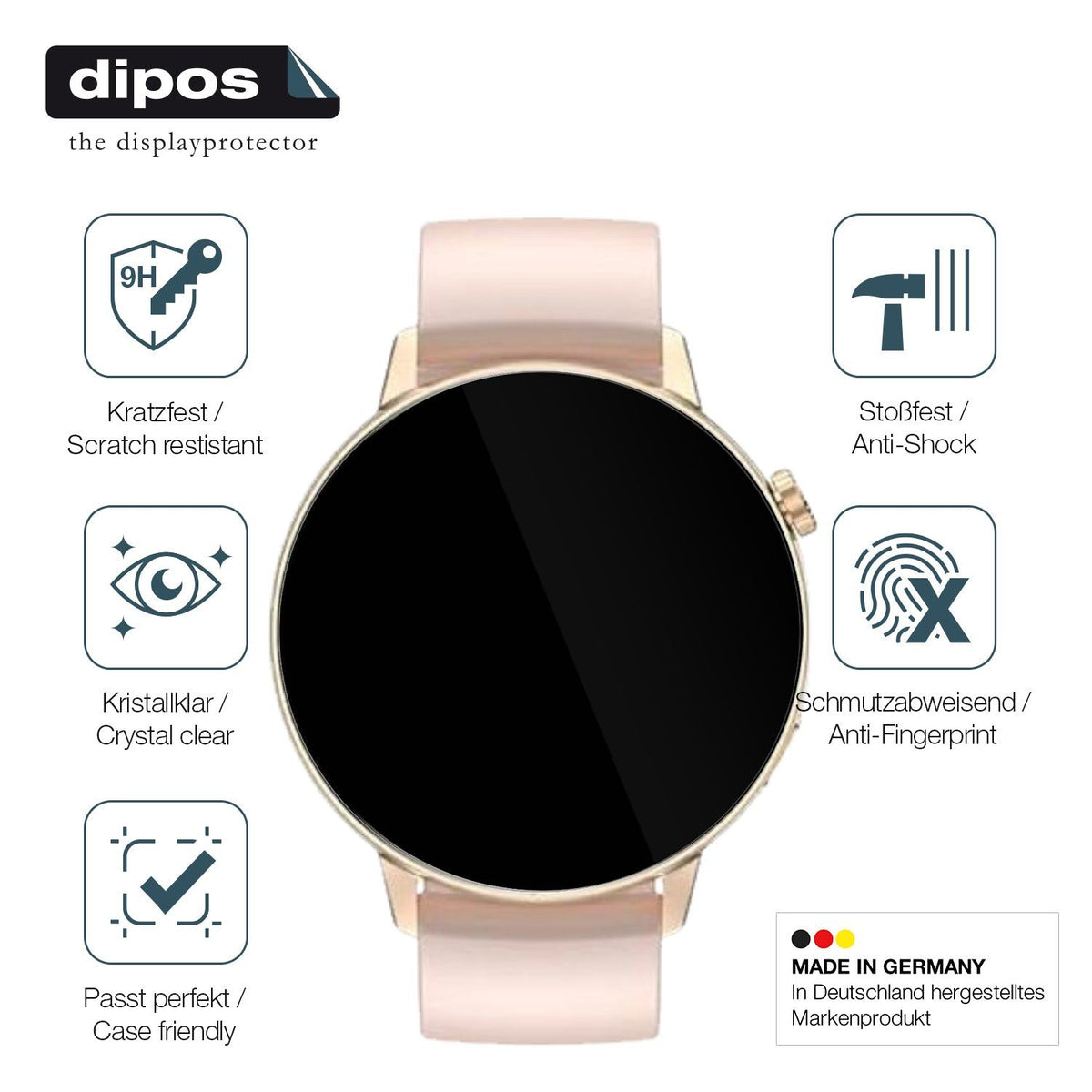 2x Screen Protector for Dremac DM5-B Flexible Glass 9H dipos