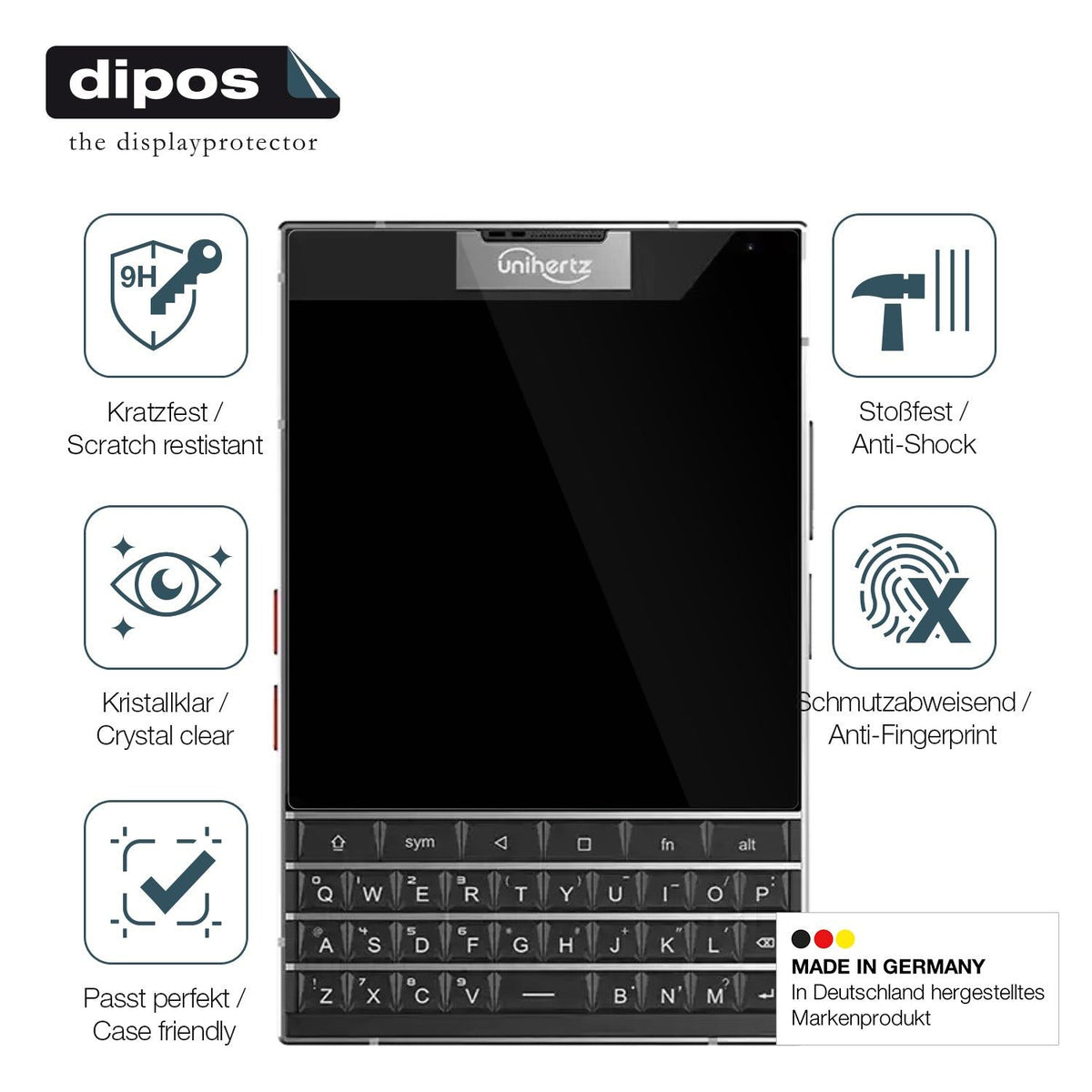 2x Screen Protector for Unihertz Titan 2 Flexible Glass 9H dipos