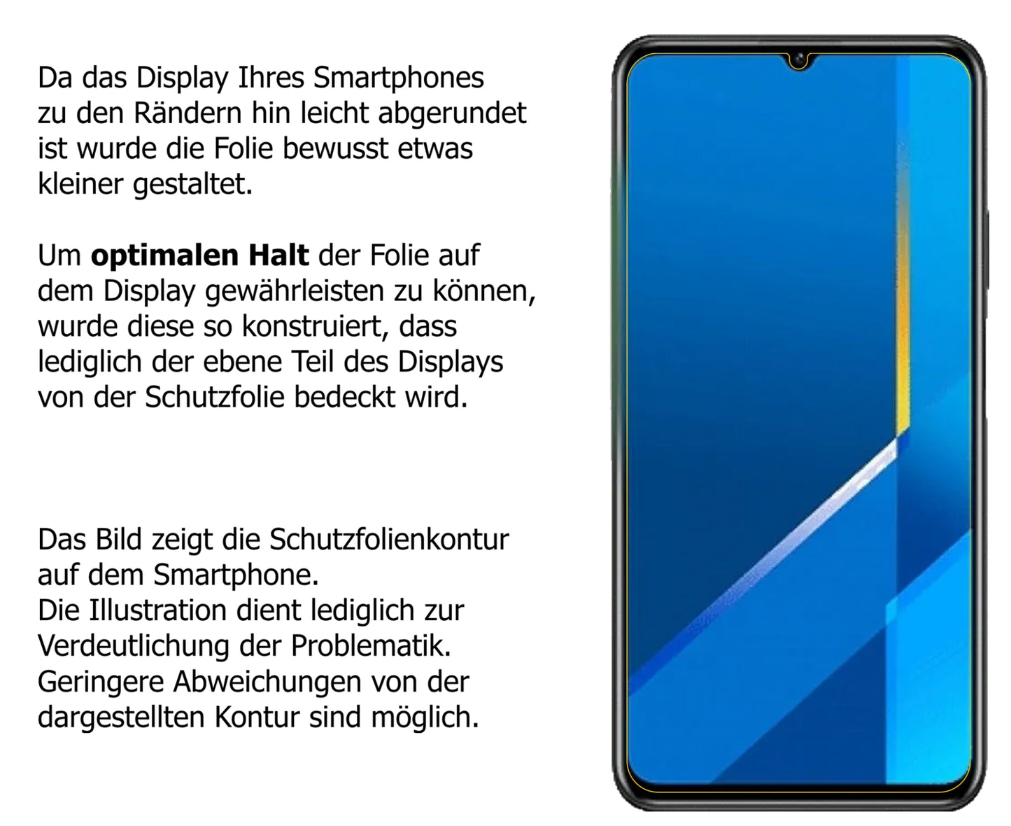 Dünne und klare Folie passend zugeschnitten für Honor X10 Max