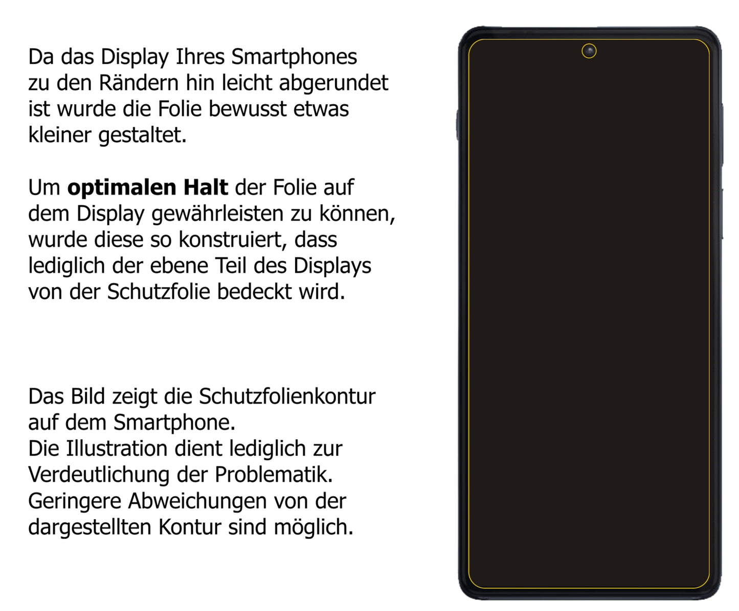 Dünne und klare Folie passend zugeschnitten für Motorola Edge 20 Pro