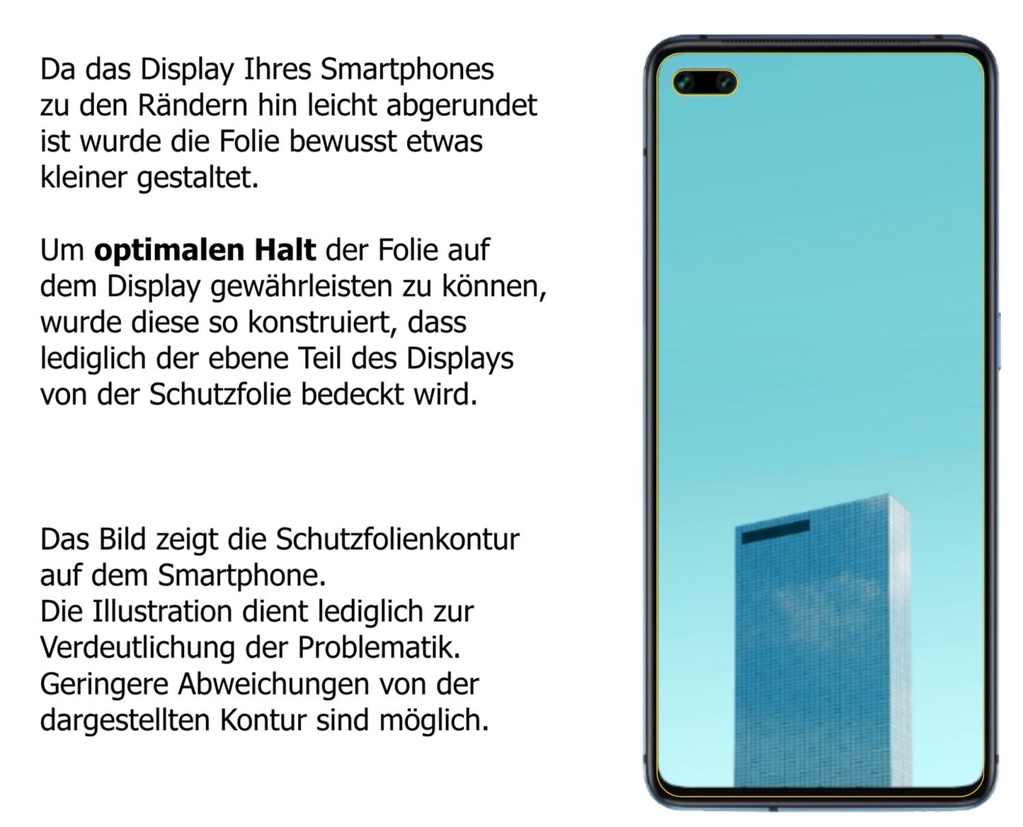 Dünne und klare Folie passend zugeschnitten für Oppo A92s