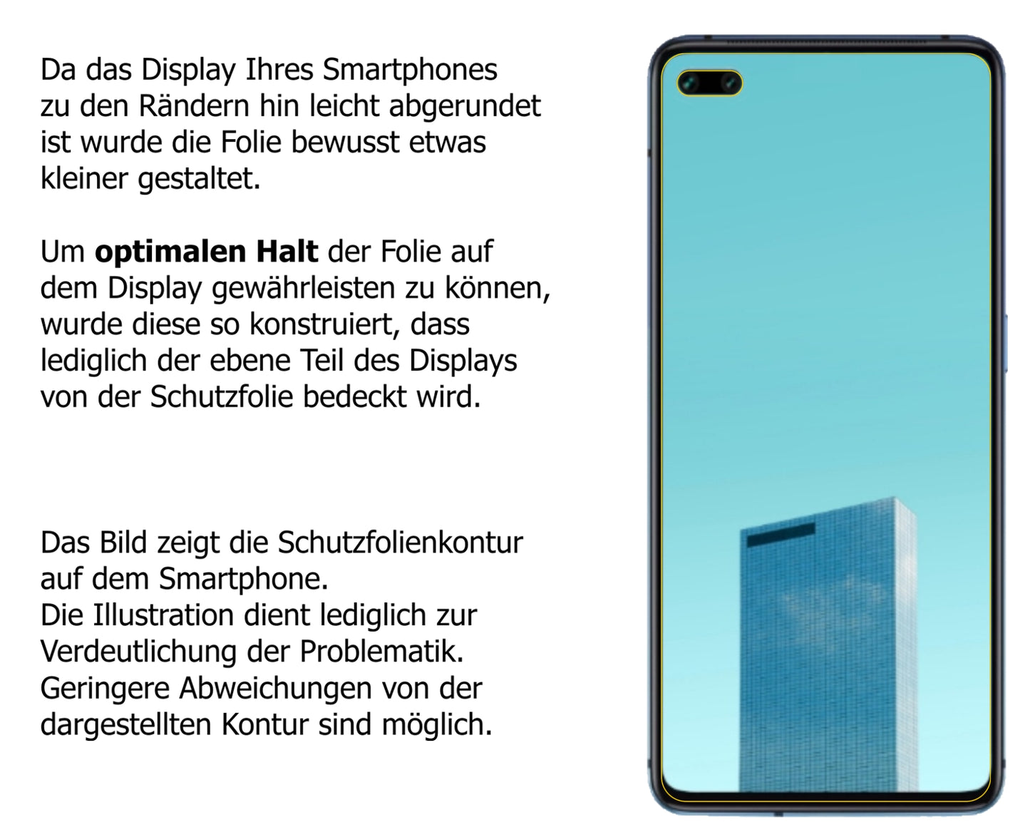 Dünne und klare Folie passend zugeschnitten für Oppo A92s