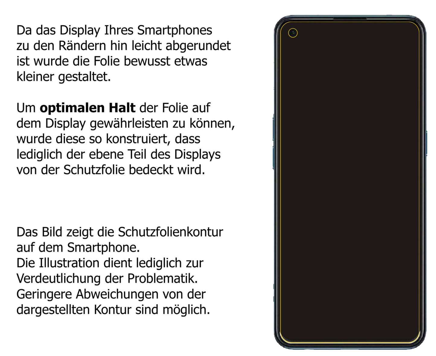 Dünne und klare Folie passend zugeschnitten für Oppo Find X3 Lite